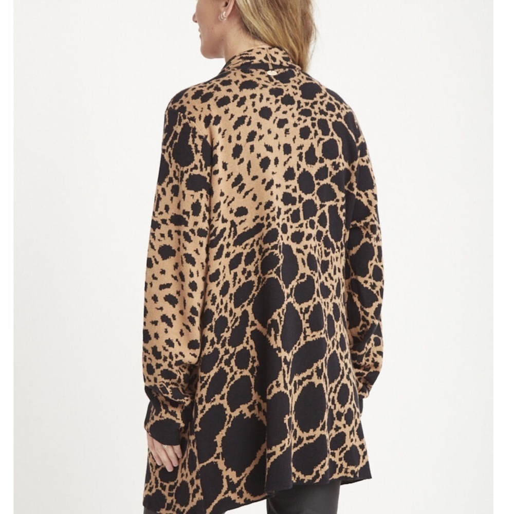 Leopard Print Long Cardigan